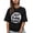 Black, variant on Women's Graphic T-Shirt White 3XL Women's Tops NOT TODAY SATAN! Crew Neck Short Sleeve Shirts for Women
