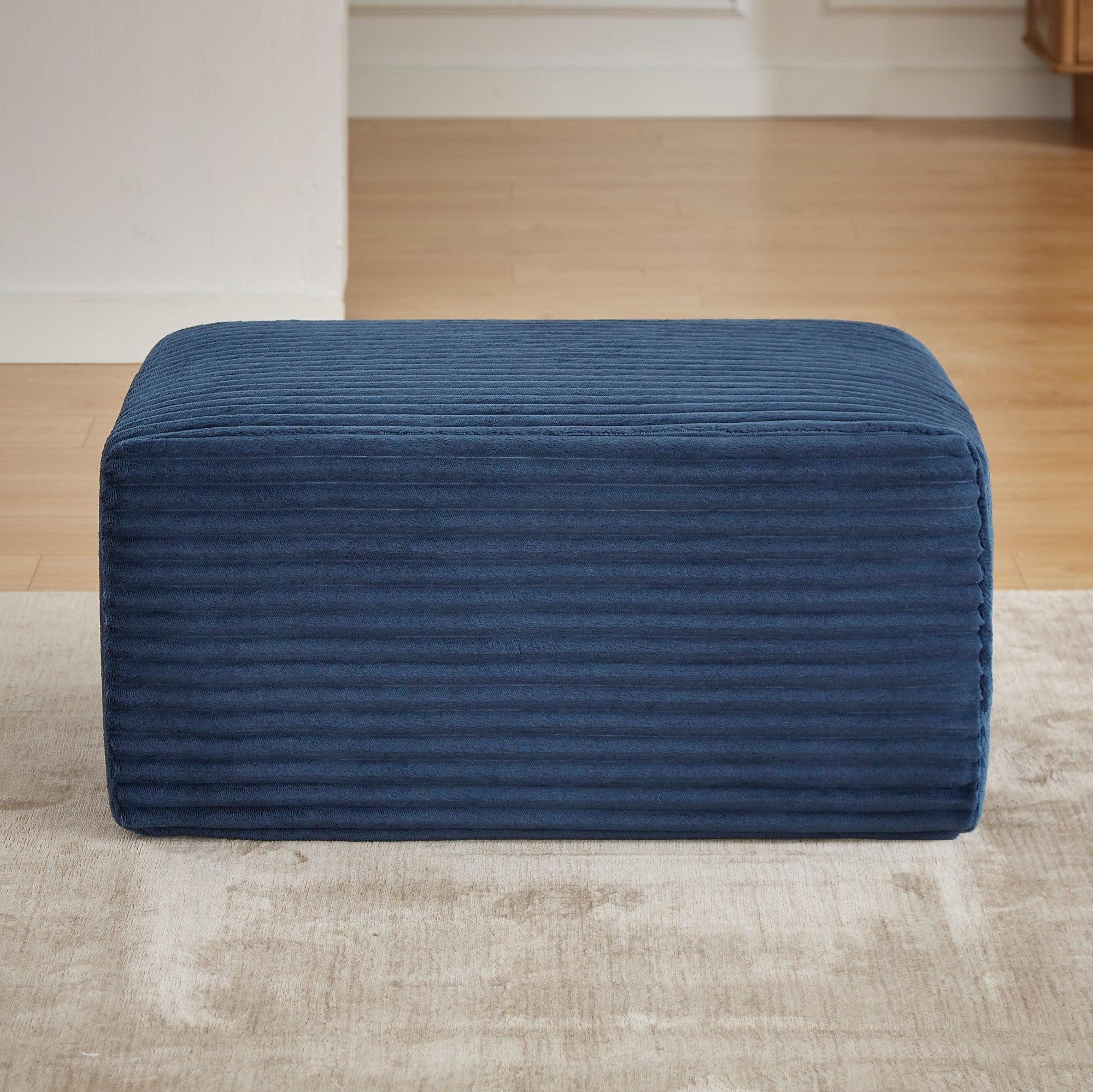 Sailvan L-Shaped Cloud Sectional Sofa with Ottoman
