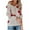 DT--White, variant on DailyTrove Women's Heart Print Knit Sweater, Long Sleeve, Casual Garden & Brunch Wear, Soft , Contrast Hem, Plus Size Friendly