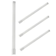 Diodesy- Pack of 4 FT/LED/BP/23W/30K 4 Pin Base 2G11 LED Plug and Play By Pass FT, 23W (55 Watts EQ), Garage Light Horizontal Plug for Workshop, Recessed Can, 3000K Soft White, Non-Dimmable, UL Listed