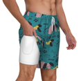thumbnail image 3 of Goofa Dachshund Dog Printed Men's Swim Trunks Board Shorts Quick Dry Mens Swimming Trunks with Compression Liner,Breathable Fit Hawaii Beach Shorts-XX-Large, 3 of 9