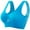 bra-c05 Sky Blue, variant on Minimizer Bras for Women Wide Back Womens Deep V Bras Wireless Comfortable Bra Supportive No Underwire Bras Tshirt Push Up Bralettes Plunge Seamless Bra