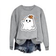 thumbnail image 5 of Enjoytime Womens Sweatshirts Halloween Print Long Sleeve Crew Neck Sweatshirts Fall Casual Funny Pullover Top, 5 of 5