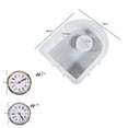 thumbnail image 3 of Resin Clock Molds, Table Clock Mold For Resin, Silicone Molds Kit For Epoxy Resin Casting, Diy Home Decor Christmas Gift With 2 Clock Faces, 3 of 3