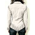 thumbnail image 5 of Womens Western Tops,Long Sleeve,Suede,Vintage,Fringe, 2XL, 5 of 6