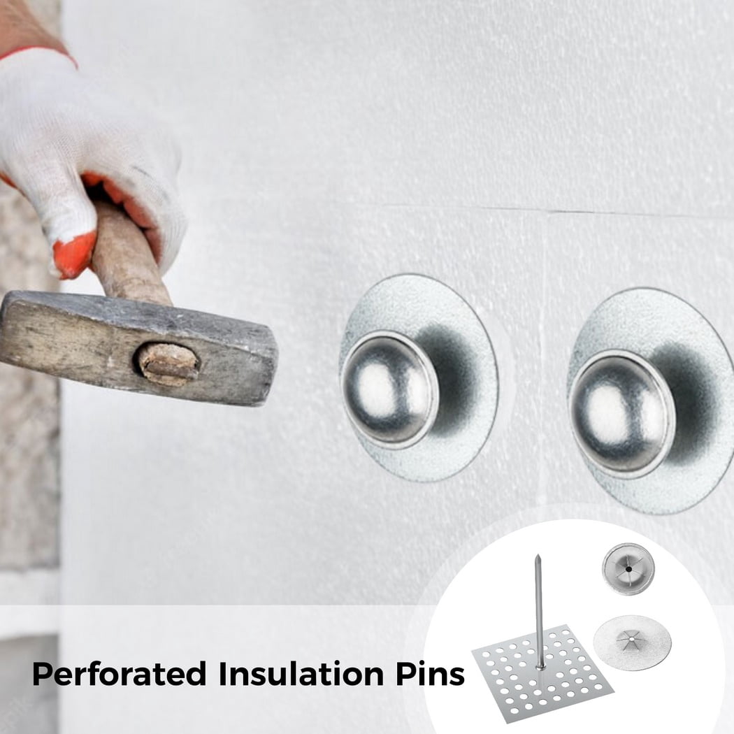 1.5 Inch Self Locking Washer 1.5 Inch Perforated Insulation Pins ...