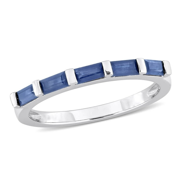 Everly Women's Sapphire 10k White Gold Ring