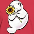 thumbnail image 3 of CafePress - Sunny Manatee T Shirt - Women's Traditional Fit Dark T-Shirt, 3 of 4