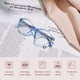 thumbnail image 2 of Cyxus TR90 Gafas redondas de luz azul Gafas de mujer Anti UV Eyestrain w / case Cyxus Style, 2 of 8