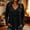 Black, variant on Women's Blouses & Tops, V Neck Fringe Long Sleeve Loose Fit, Boho Casual Daily Wear for Women