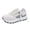 Grey, variant on Women's Fashion Sneakers 𝖫a𝖼e Up Platform Casual Shoes Comfortable L𝗈w Top Walking Shoes Lightweight Outdoor Sport Shoes Breathable Round-Toe Shoes for Summer and Autumn