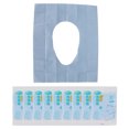 thumbnail image 1 of Cubierta de asiento de inodoro conveniente práctico liviano portátil biología degradable fuerte absorción cubierta de papel higiénico para viajes para el hogar Fugacal Otros, 1 of 8