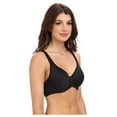thumbnail image 3 of Wacoal Basic Beauty Spacer Underwire T-Shirt Bra (853192),30D,Black, 3 of 4