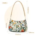 thumbnail image 3 of FORMRS Womens Shoulder Bag with Chain Strap Clutch Purse Cute Tote Handbag, Light Green Floral Pattern, 3 of 7
