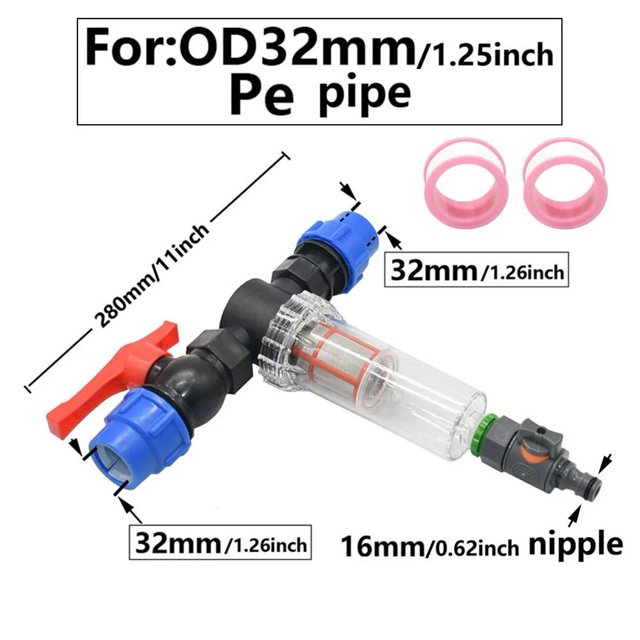 Mosiee 25Mm & 32Mm Pe Tube Quick Connector: For Ideal For Garden & Farm Irrigation!