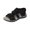 Black, variant on OAVQHLG3B Women's Retro Casual Lightweight Breathable Open Toe Round Toe Beach Roman Sport Sandals