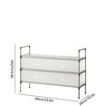 thumbnail image 3 of AuroraX Closed Shoe Rack with Cover Dustproof Metal 6 Tier Cabinet Shoe Rack Organizer Space-Saving Free Standing Sturdy White Corner Shoe Storage Organizer for Closet,Entryway,Door, 3 of 6