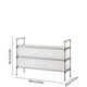 thumbnail image 3 of Zapatero de varios niveles con estructura metálica, resistente y apilable, ideal para armario, dormitorio, pasillo y sala de estar. Construcción duradera de plástico y acero, fácil de montar., 3 of 6