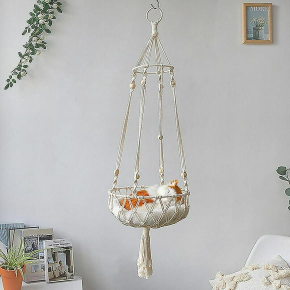 Dww-hamac Suspendu Pour Chat - Lit D'intrieur Pour Chat Balanoire Nid Pour Chat Cadeau Pour Les Amoureux Des Chats (sans Tapis)