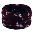 thumbnail image 2 of Automne et Hiver Imprimé Chaud Court Peluche Cache-Cou Hommes et Femmes Simple Cercle Double Tricot Cache-Cou Bavoir, 2 of 4