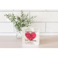 thumbnail image 2 of One Whom My Soul Loves Cream Heart 5 x 5 Wood Tabletop Sign Plaque, 2 of 4