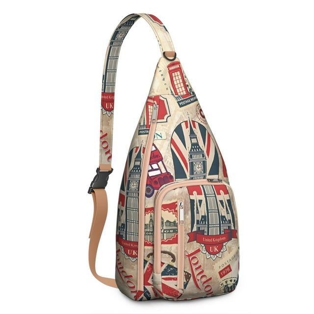 Vacation Essential Sling Backpack - Lightweight Water-resistant Shoulder Bag for Travel, Hiking & Daily Commute with Adjustable Straps