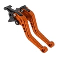 thumbnail image 1 of Palancas de freno y embrague cortas únicas para Honda CB599/CB600 HORNET 1998-2006, palanca de freno ajustable de motocicleta de aleación de aluminio naranja, 1 par, 1 of 7