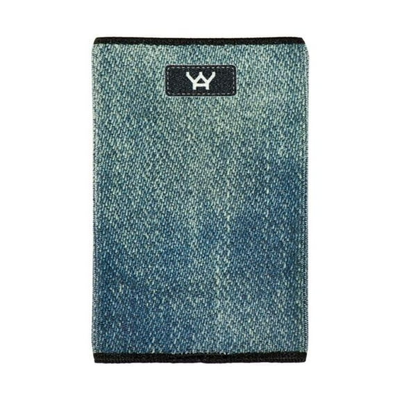 Yay Novelty 1131 The Perfect Slim Wallet for Front Pocket Use - Raw Denim