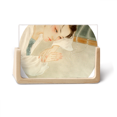 thumbnail image 1 of White Chinese Traditional Beauty Painting Photo Wooden Photo Frame Tabletop Display, 1 of 3