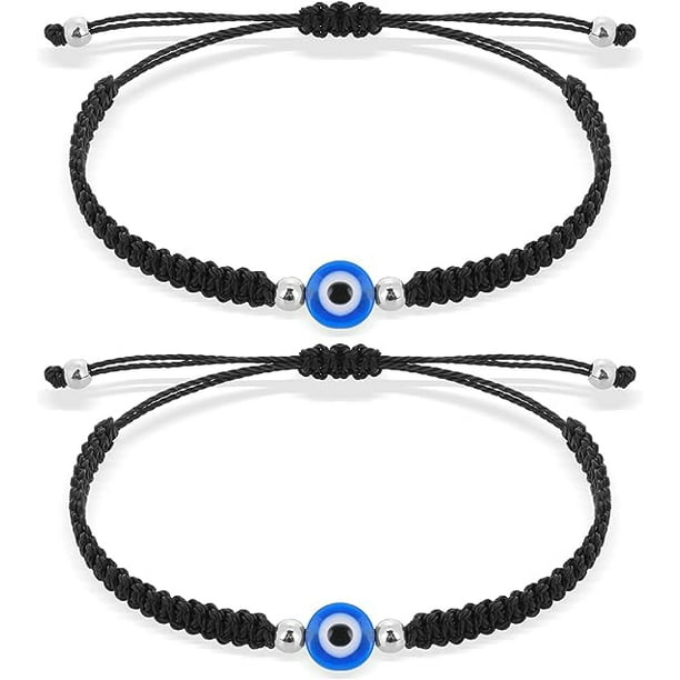 Evil eye store rope bracelet