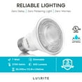 thumbnail image 2 of Luxrite 4-Pack PAR20 LED Bulbs 7W=50W 2700K Warm White Dimmable Indoor Outdoor 500 Lumens Wet Rated E26 UL Listed, 2 of 7