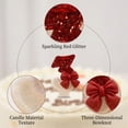 thumbnail image 3 of Bougie Chiffre à Nœud Rouge, Décoration de Gâteau d'Anniversaire, Fournitures de Fête Rouges, Bougie Festive, Bougie d'Anniversaire pour Gâteau, Bougies Chiffres à Nœud Rouge, Décoration de Dessus de Gâteau pour Fête d'Anniversaire, Nœud E Numéro 3, 3 of 5