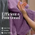 thumbnail image 2 of Utica 6-Piece Towel Set | 100% Cotton Soft & Absorbent Everyday Towels | Plum, 2 of 8