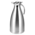thumbnail image 2 of LAFGUR Carafe à Café Isolée, Pot d'Isolation en Acier Inoxydable 2 L Argent à Deux Niveaux, Pichet-Flasque sous Vide pour Maison, Bureau, Café, Restaurant, 2 of 8