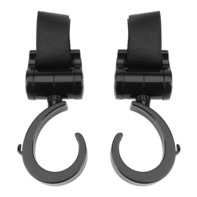 Ganchos para cochecito de bebé, Joyren, rotación de 360 °, ganchos para colgar en cochecito de bebé, ganchos para cochecito de bebé, mejoran tu experiencia