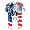 thumbnail image 4 of cllios Mens 1776 Independence Day Shirt 4th of July American Flag Graphic Tees Lightweight Short Sleeve Fitness Tops Gym Crewneck Muscle T-Shirts, 4 of 5