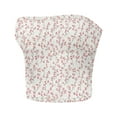 thumbnail image 5 of Tube Top for Women, Sleeveless Strapless Solid Color Polyester Top with Elastic Band for Casual Summer Wear, 5 of 5