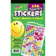 thumbnail image 1 of TREND ENTERPRISES INC. T-5005 STICKER PAD SPARKLY STARS HEARTS &amp; SMILES, 1 of 3