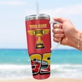 thumbnail image 2 of Lightning McQueen 40oz Tumbler, Custom Name Disney Tumbler With Handle, McQueen 40oz Tumbler, Disney Stainless Steel Mug, Disney, 2 of 3