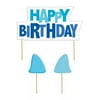 Shark Birthday Candles 3ct