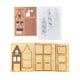 thumbnail image 3 of 1:87 Juego de modelos de construcción Rompecabezas Juego de modelos de madera 3D sin ensamblar, Modelo de casa europea para Micro paisaje, Mesa de, 3 of 9