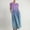 Purple, variant on TMOYZQ Women's Short Sleeve Linen Maxi Dress Gradient Color Crew Neck Long T-Shirt Dress Summer Loose Casual Dress with Pocket
