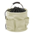 thumbnail image 2 of Cesta de picnic plegable de tela Oxford con bolsillos, organizador de herramientas, bolsa de herramientas de jardín para parques temáticos, camping y Gris albaricoque, 2 of 8