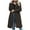 Coffee Fleece Jackets Clearance, variant on EOYWHK Sherpa Lined Jackets for Women Long Overcoats Long Sleeve Open Front Trench Coats Dressy Pea Coats ,S-3XL