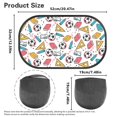 thumbnail image 7 of Yuyamidu Soccer Car Window Shades for Baby 2 Pack Book Car Side Window Sun Shade Sun Glare and UV Rays Protection for Kids Ruler Auto Interior Accessories Decor, 7 of 7