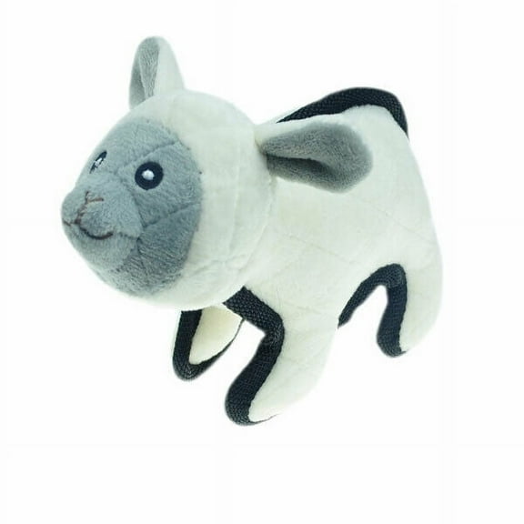 Tuffimals Dog Chew Toys Extra Tough Play Cute Animals Choose Character & Size (Sheep - Small)