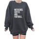 thumbnail image 1 of Gibobby Sudadera oversize mujer Sudadera sin Botones Sudadera para Mujer(Gris oscuro,XL), 1 of 4