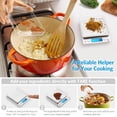 thumbnail image 4 of Báscula de cocina digital, 3000 g, 0,01 oz/0,1 g, báscula de bolsillo para cocinar, mini báscula de alimentos, báscula de joyería electrónica profesional con pantalla LCD retroiluminada, funciones de tara y PCS, acero inoxidable, pilas incluidas brillar Electrónica, 4 of 4