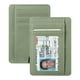 thumbnail image 1 of Tarjetero Fintie Slim, minimalista, con bloqueo RFID, color verde salvia, 1 of 7