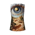 thumbnail image 5 of Lsque Surreal Desert Eye Landscape Printed Workout Tank Tops for Women, Athletic Sports Tank Tops, Compression Sleeveless Dry Fit Shirts,Sleeveless Yoga Shirt-, 5 of 9